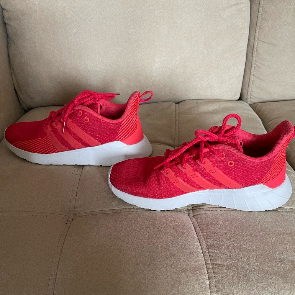 Adidas Red Ultraboost Running Shoes-Women's 7